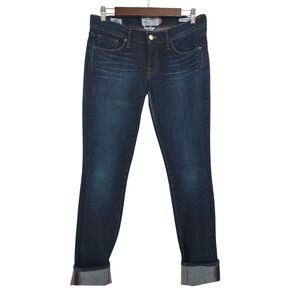 Lucky Brand Charlie Skinny White Oak Cone Denim Low Rise Womens‎ Jeans 4/27